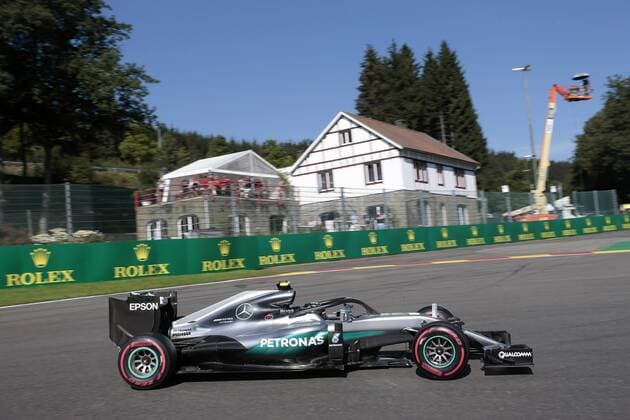 Belgian Grand Prix, Spa Francorchamps 25 - 28 August 2016 26.08.2016 - Free Practice 1, Nico Rosberg (GER) Mercedes AMG F1 W07 Hybrid 
