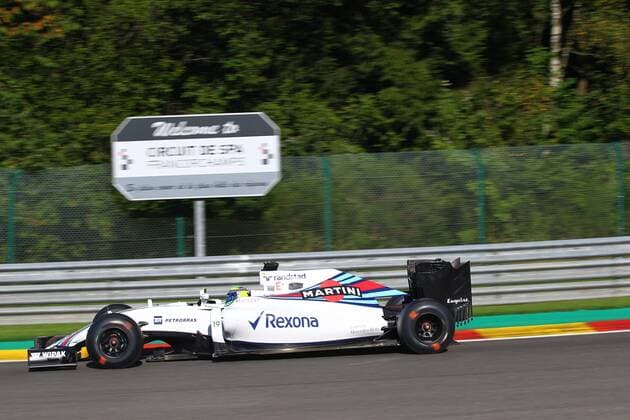 Belgian Grand Prix, Spa Francorchamps 25 - 28 August 2016 26.08.2016 - Free Practice 1, Felipe Massa (BRA) Williams FW38 