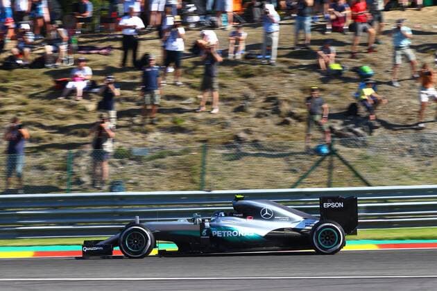 Belgian Grand Prix, Spa Francorchamps 25 - 28 August 2016 26.08.2016 - Free Practice 1, Nico Rosberg (GER) Mercedes AMG F1 W07 Hybrid 