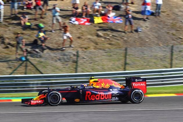 Belgian Grand Prix, Spa Francorchamps 25 - 28 August 2016 26.08.2016 - Free Practice 1, Daniel Ricciardo (AUS) Red Bull Racing RB12 