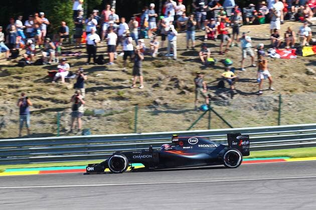 Belgian Grand Prix, Spa Francorchamps 25 - 28 August 2016 26.08.2016 - Free Practice 1, Jenson Button (GBR) McLaren Honda MP4-31 