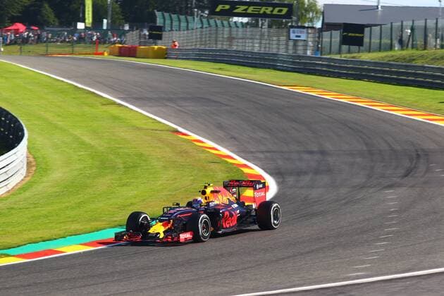 Belgian Grand Prix, Spa Francorchamps 25 - 28 August 2016 26.08.2016 - Free Practice 1, Max Verstappen (NED) Red Bull Racing RB12 