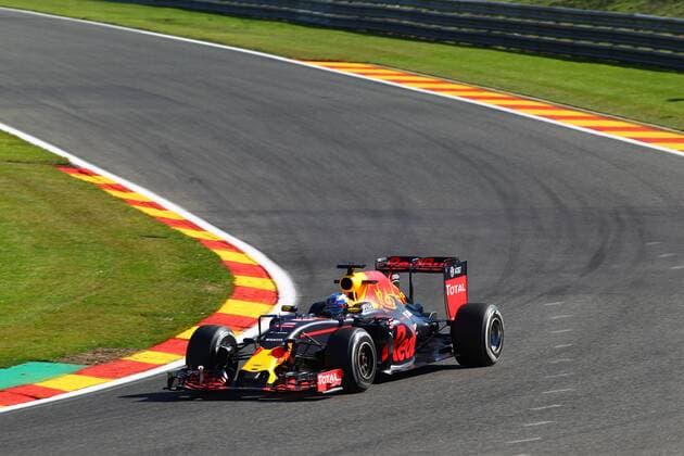 Belgian Grand Prix, Spa Francorchamps 25 - 28 August 2016 26.08.2016 - Free Practice 1, Daniel Ricciardo (AUS) Red Bull Racing RB12 