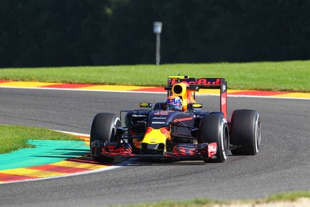 Belgian Grand Prix, Spa Francorchamps 25 - 28 August 2016 26.08.2016 - Free Practice 1, Max Verstappen (NED) Red Bull Racing RB12 