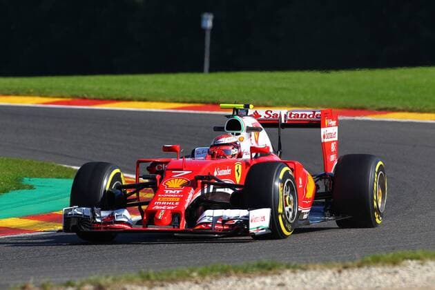 Belgian Grand Prix, Spa Francorchamps 25 - 28 August 2016 26.08.2016 - Free Practice 1, Kimi Raikkonen (FIN) Scuderia Ferrari SF16-H 