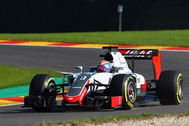 Belgian Grand Prix, Spa Francorchamps 25 - 28 August 2016 26.08.2016 - Free Practice 1, Romain Grosjean (FRA) Haas F1 Team VF-16 