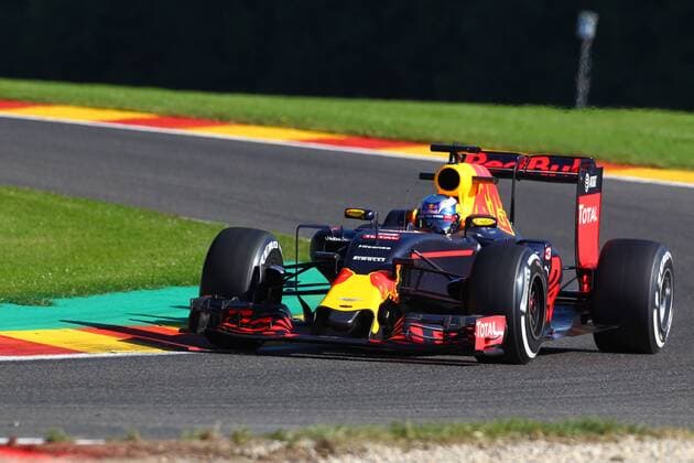 Belgian Grand Prix, Spa Francorchamps 25 - 28 August 2016 26.08.2016 - Free Practice 1, Daniel Ricciardo (AUS) Red Bull Racing RB12 