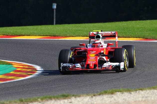 Belgian Grand Prix, Spa Francorchamps 25 - 28 August 2016 26.08.2016 - Free Practice 1, Kimi Raikkonen (FIN) Scuderia Ferrari SF16-H 