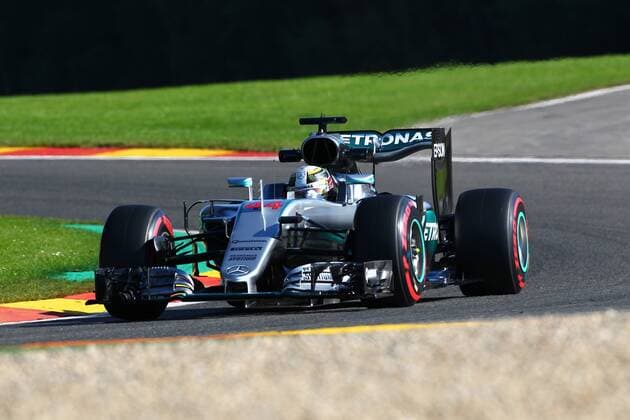 Belgian Grand Prix, Spa Francorchamps 25 - 28 August 2016 26.08.2016 - Free Practice 1, Lewis Hamilton (GBR) Mercedes AMG F1 W07 Hybrid 