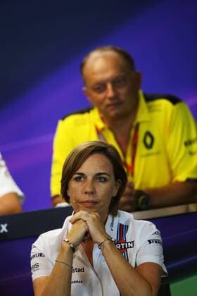 Belgian Grand Prix, Spa Francorchamps 25 - 28 August 2016 Claire Williams (GBR) Williams Deputy Team Principal in the FIA press conference PK Pressekonferenz 26.08.2016. 