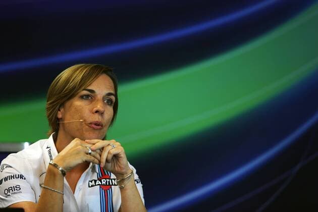 Belgian Grand Prix, Spa Francorchamps 25 - 28 August 2016 Claire Williams (GBR) Williams Deputy Team Principal in the FIA press conference PK Pressekonferenz 26.08.2016. 