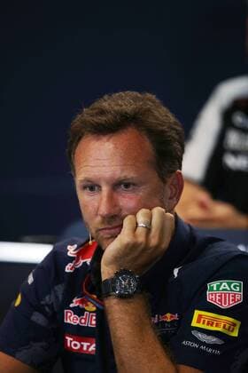 Belgian Grand Prix, Spa Francorchamps 25 - 28 August 2016 Christian Horner (GBR) Red Bull Racing Team Principal in the FIA press conference PK Pressekonferenz 26.08.2016. 