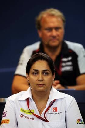 Belgian Grand Prix, Spa Francorchamps 25 - 28 August 2016 Monisha Kaltenborn (AUT) Sauber Team Principal in the FIA press conference PK Pressekonferenz 26.08.2016. 
