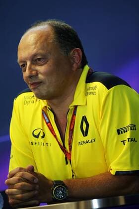 Belgian Grand Prix, Spa Francorchamps 25 - 28 August 2016 Frederic Vasseur (FRA) Renault F1 Team Racing Director in the FIA press conference PK Pressekonferenz 26.08.2016. 