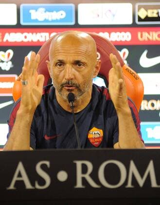 Football - soccer: UEFA Champions League, Play-offs, AS Rom - FC Porto, luciano spalletti roma trainer during a press conference PK Pressekonferenz xHOCHxZWEIx xItalyxPhotoxPressx 