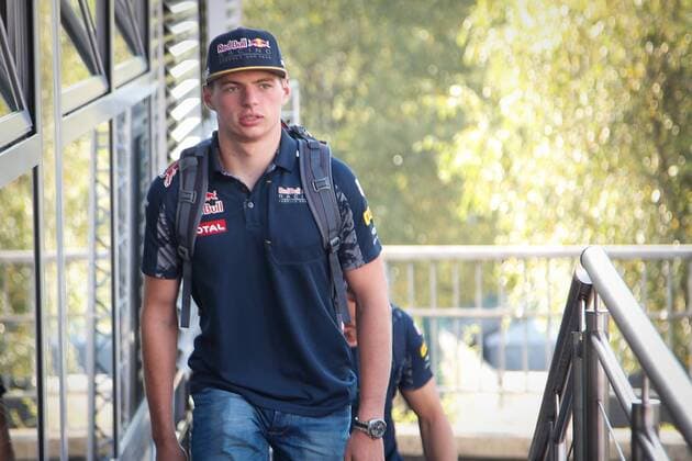 Dutch Max Verstappen of Red Bull Racing Team arrives for the Grand Prix F1 of Belgium, in Spa-Francorchamps, Saturday 27 August 2016. The Spa-Francorchamps Formula One Grand Prix takes place this weekend, from August 26 until August 28. BRUNOxFAHY  x04919573x