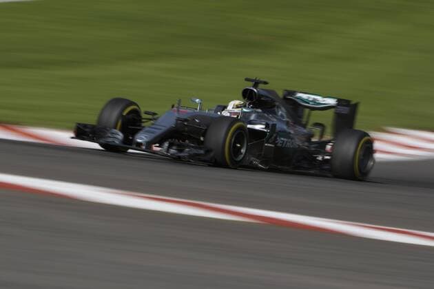 British Lewis Hamilton of Mercedes AMG Petronas F1 Team pictured during a free practice session at the Grand Prix F1 of Belgium, in Spa-Francorchamps, Saturday 27 August 2016. The Spa-Francorchamps Formula One Grand Prix takes place this weekend, from August 26 until August 28. NICOLASxLAMBERT  x04919656x