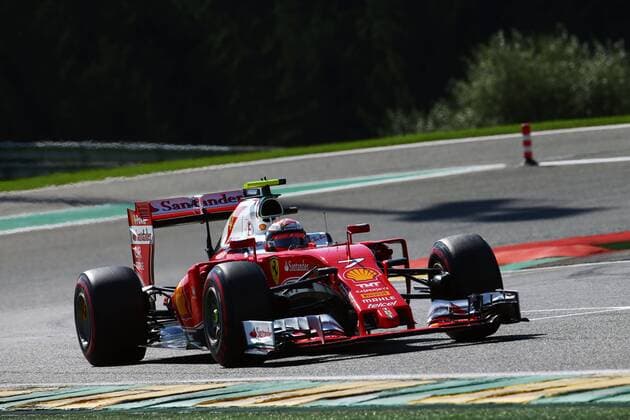 Belgian Grand Prix, Spa Francorchamps 25 - 28 August 2016 Kimi Raikkonen (FIN) Ferrari SF16-H. 27.08.2016. Free Practice 3 