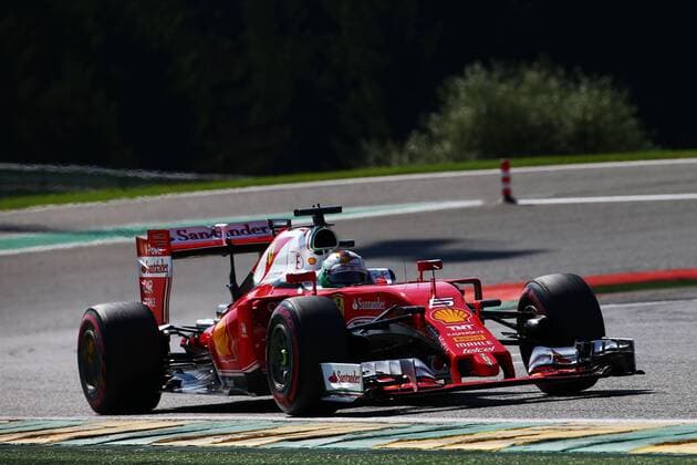 Belgian Grand Prix, Spa Francorchamps 25 - 28 August 2016 Sebastian Vettel (GER) Ferrari SF16-H. 27.08.2016. Free Practice 3 
