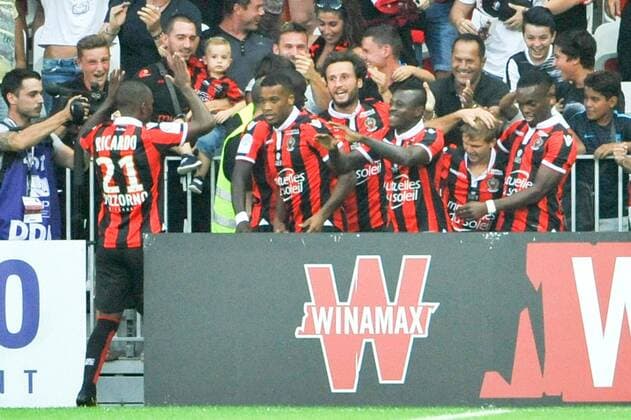 EQUIPE DE FOOTBALL DE NICE - SUPPORTERS - JOIE FOOTBALL : Nice vs Lille - Ligue 1 - 27 08 2016 FEP Panoramic 