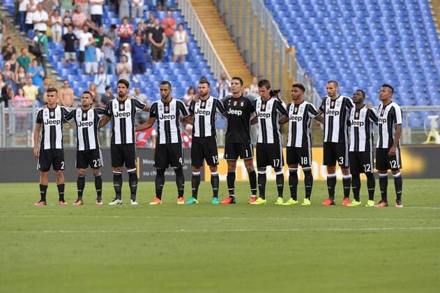 August 27, 2016 - Rome, Italy - F.C. Juventus during the Italian Serie A football match between S.S. Lazio and F.C. Juventus at the Olympic Stadium in Rome, on august 27, 2016. SS Lazio v Juventus FC - Serie A  - ZUMAn230