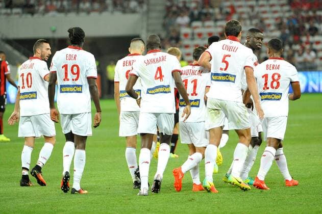 EQUIPE DE FOOTBALL DE LILLE - JOIE FOOTBALL : Nice vs Lille - Ligue 1 - 27 08 2016 FEP Panoramic 