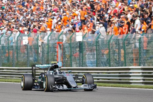 German Nico Rosberg of Mercedes AMG Petronas F1 Team pictured during the Grand Prix F1 of Belgium, in Spa-Francorchamps, Sunday 28 August 2016. The Spa-Francorchamps Formula One Grand Prix takes place this weekend, from August 26 until August 28. BRUNOxFAHY  x04920371x