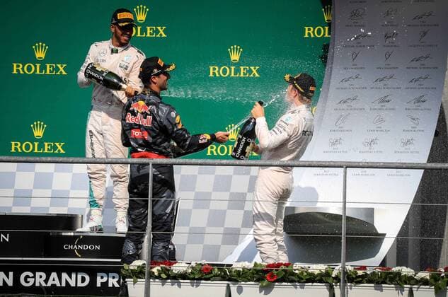 Formel 1, GP von Belgien, Sieger Nico Rosberg Spa 28 08 2016 GP F1 Belgique Dimanche Course Nico Rosberg N°6 Mercedes Vainqueur GP F1 De Belgique 2016 FORMULE 1 : Grand Prix de Belgique - Course - Spa-Francorchamps - 28 08 2016 PhotoNews Panoramic 