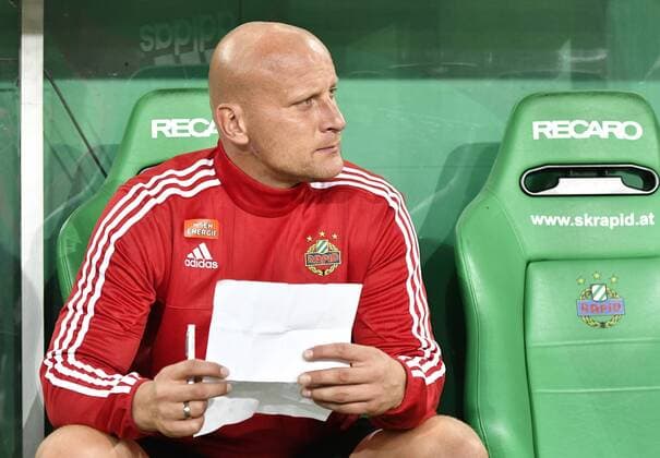 25.08.2015 - Fussball - Saison 2016 2017 - UEFA Europa League - Play-Offs - SK Rapid Wien - AS Trencin - - Carsten Jancker ( Co-Trainer SK Rapid Wien)