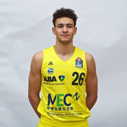 Basketball Berlin 25.08.2016 BBL 1. Bundesliga Saison 2016 2016 Alba Berlin Team Kevin Wohlrath (Alba Berlin, No.26)