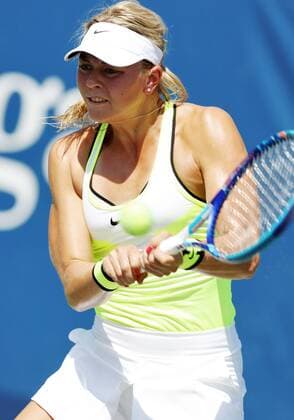 TENNIS - WTA Tennis Damen US Open 2016 NEW YORK CITY,NEW YORK,USA,29.AUG.16 - TENNIS - WTA Tour, US Open 2015, Grand Slam, Flushing Meadows. Image shows Carina Witthoeft (GER). GEPAxpictures xMatthiasxHauer