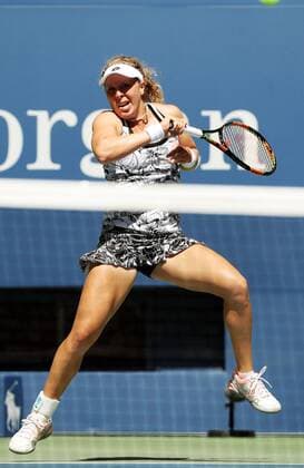TENNIS - WTA Tennis Damen US Open 2016 NEW YORK CITY,NEW YORK,USA,29.AUG.16 - TENNIS - WTA Tour, US Open 2015, Grand Slam, Flushing Meadows. Image shows Anna-Lena Friedsam (GER). GEPAxpictures xMatthiasxHauer