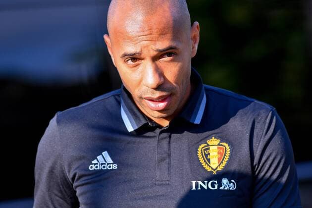 Belgium s assistant coach Thierry Henry pictured after a training session of Belgian national soccer team Red Devils, on Monday 29 August 2016, in Brussels. The Red Devils will play a World Championships 2018 Qualification game against Cyprus on September 6th. LUCxCLAESSEN  x04921395x