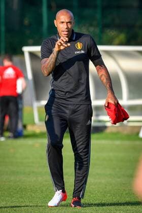 Bilder des Tages - SPORT Belgium s assistant coach Thierry Henry pictured after a training session of Belgian national soccer team Red Devils, on Monday 29 August 2016, in Brussels. The Red Devils will play a World Championships 2018 Qualification game against Cyprus on September 6th. LUCxCLAESSEN  x04921398x