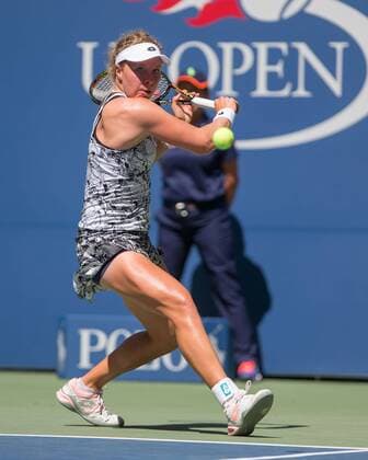 ANNA-LENA FRIEDSAM (GER) Tennis - US Open 2016 - Grand Slam ITF ATP Tennis Herren WTA Tennis Damen - Flushing Meadows - New York - New York - USA - 29 August 2016.
