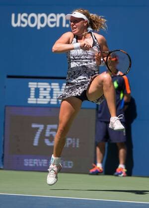 ANNA-LENA FRIEDSAM (GER) Tennis - US Open 2016 - Grand Slam ITF ATP Tennis Herren WTA Tennis Damen - Flushing Meadows - New York - New York - USA - 29 August 2016.
