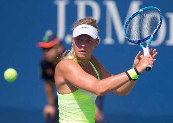 CARINA WITTHOEFT (GER) (GER) Tennis - US Open 2016 - Grand Slam ITF ATP Tennis Herren WTA Tennis Damen - Flushing Meadows - New York - New York - USA - 29 August 2016.