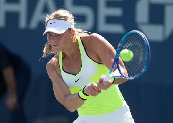 CARINA WITTHOEFT (GER) (GER) Tennis - US Open 2016 - Grand Slam ITF ATP Tennis Herren WTA Tennis Damen - Flushing Meadows - New York - New York - USA - 29 August 2016.