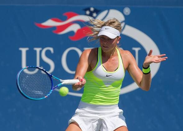 Bilder des Tages - SPORT CARINA WITTHOEFT (GER) (GER) Tennis - US Open 2016 - Grand Slam ITF ATP Tennis Herren WTA Tennis Damen - Flushing Meadows - New York - New York - USA - 29 August 2016.