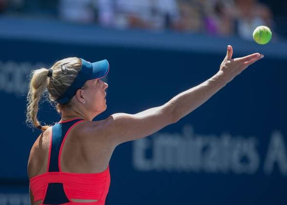 ANGELIQUE KERBER (GER) Tennis - US Open 2016 - Grand Slam ITF ATP Tennis Herren WTA Tennis Damen - Flushing Meadows - New York - New York - USA - 29 August 2016.