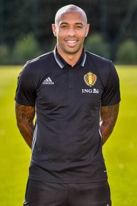 Fußball, Fotoshooting mit dem neuen Trainerstab des Nationalteams von Belgien Belgium s assistant coach Thierry Henry poses for the photographer ahead of a training session of Belgian national soccer team Red Devils, on Monday 29 August 2016, in Brussels. The Red Devils will play a World Championships 2018 Qualification game against Cyprus on September 6th. LUCxCLAESSEN  x04921636x