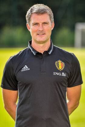 Fußball, Fotoshooting mit dem neuen Trainerstab des Nationalteams von Belgien Belgium s head of team and individual fitness Richard Evans poses for the photographer ahead of a training session of Belgian national soccer team Red Devils, on Monday 29 August 2016, in Brussels. The Red Devils will play a World Championships 2018 Qualification game against Cyprus on September 6th. LUCxCLAESSEN  x04921643x
