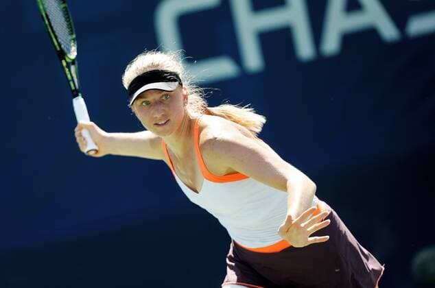 TENNIS - WTA Tennis Damen US Open 2016 NEW YORK CITY,NEW YORK,USA,29.AUG.16 - TENNIS - WTA Tour, US Open 2015, Grand Slam, Flushing Meadows. Image shows Mona Barthel (GER). GEPAxpictures xMatthiasxHauer