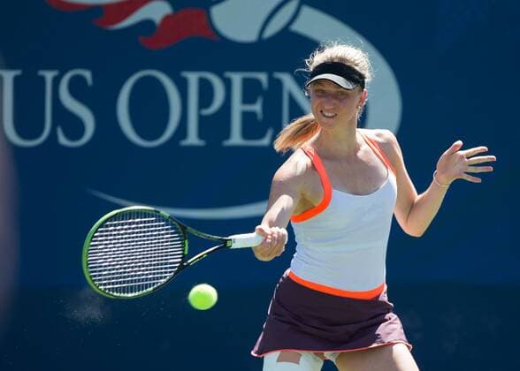 MONA BARTHEL (GER) Tennis - US Open 2016 - Grand Slam ITF ATP Tennis Herren WTA Tennis Damen - Flushing Meadows - New York - New York - USA - 29 August 2016.