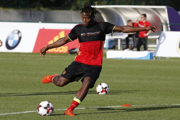 Batshuayi Michy forward of Belgium FOOTBALL : Equipe de Belgique - Entrainement - Neerpede - 29 08 2016 Photonews Panoramic  665082687