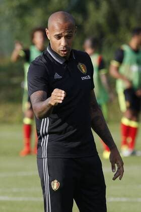 Fußball, Co Trainer Thierry Henry - Training Nationalteam Belgien Thierry Henry ass. coach of Belgian Team FOOTBALL : Equipe de Belgique - Entrainement - Neerpede - 29 08 2016 Photonews Panoramic  665082687