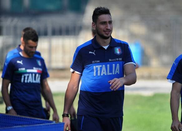 FIRENZE 29 08 2016 - NATIONAL SOCCER ITALY - TRAINING - Gianluigi DONNARUMMA -COVERCIANO - PHOTOS BRESSAN Newpress  NewxPressx xIPA