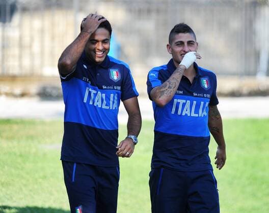 FIRENZE 29 08 2016 - NATIONAL SOCCER ITALY - TRAINING - EDER - Verratti Marco -COVERCIANO - PHOTOS BRESSAN Newpress  NewxPressx xIPA