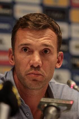 June 29, 2016 - Kiev, Ukraine - Former forward of FC Dynamo Kyiv and Ukrainian national football team Andriy Shevchenko during the press conference PK Pressekonferenz as Head coach of the national team Nationalteam of Ukraine, in Kiev, Ukraine, on August 29, 2016. Andriy Shevchenko New Head Coach for Ukrainian National Soccer Team  - ZUMAn230