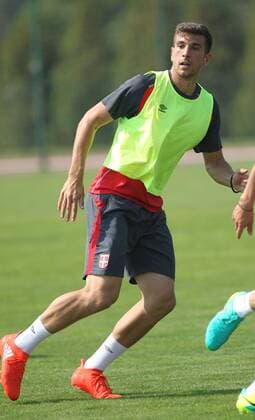 Fußball, Training Nationalteam Serbien 30.08.2016 Stara Pazova Serbia national team Nationalteam training men s football Andrija Pavlovic : 